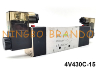 4V430C-15 5/3方法Airtacのタイプ空気の電磁弁24VDC 220VAC