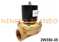 2W350-35水オイルの空気ガスのための真鍮の正常な閉鎖した電磁弁の直接作用