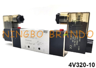 4V320-10 Airtac タイプ 5/2 ウェイ ダブル コイル空気圧ソレノイド バルブ 24VDC 220VAC