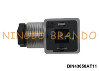 DIN43650A PG11 2P+E 電磁コイルコネクタ LED インジケーター IP65 AC DC