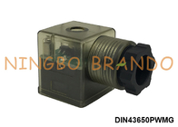 DIN43650A 電力を節約する電磁弁コイルコネクタ 220VAC 2P+E IP65