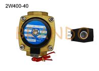 G1 1/2 &amp;#39;&amp;#39; DN40 2W400-40電磁弁自動水流制御100％真鍮素材ボディ
