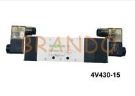 銀製色の導線またはコネクターのタイプ5/3方法空気の空気制御弁4V430-15