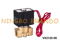 1/8&quot; VX2120-06 1/4&quot; VX2120-08水オイル ガスSMCのタイプ220V 24Vのための真鍮の電磁弁