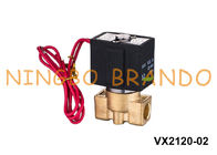 VX2120-02 SMCのタイプ真鍮の電磁弁2/2の方法NC 1/4&quot; 24V 220V