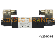4V230C-08 Airtacのタイプ5/3方法空気の電磁弁24VDC 220VAC