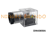 DIN43650Aの電磁弁のコイルのコネクター透明なDIN 43650の形態A
