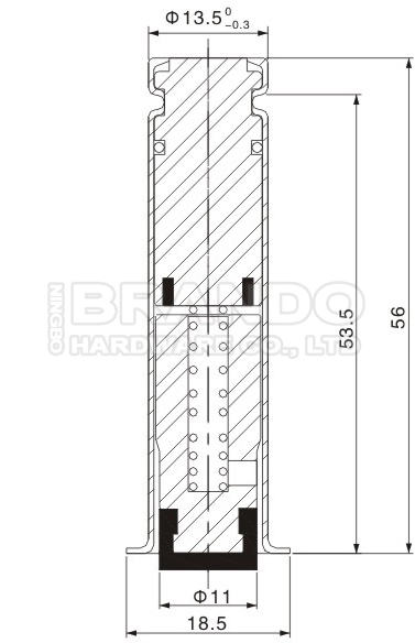 SBFECのタイプ脈拍弁のための修理用キットの電機子アセンブリ全体寸法