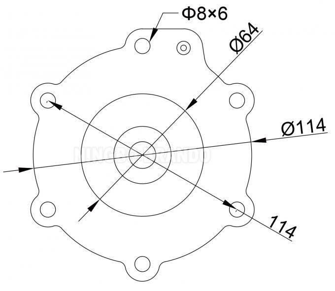 TAEHAの脈拍のジェット機弁TH-5450-B TH-4450-B 0のためのMD03-50ダイヤフラム