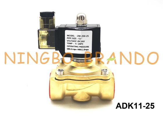 ADK11-25A / 25G / 25N CKD Type 2 Port Pilot Kick Solenoid Diaphragm Valve G1'' Inch NC Type