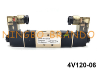 4V120-06 Airtacのタイプ空気の電磁弁5/2の方法1/8&quot; 24VDC 220VAC