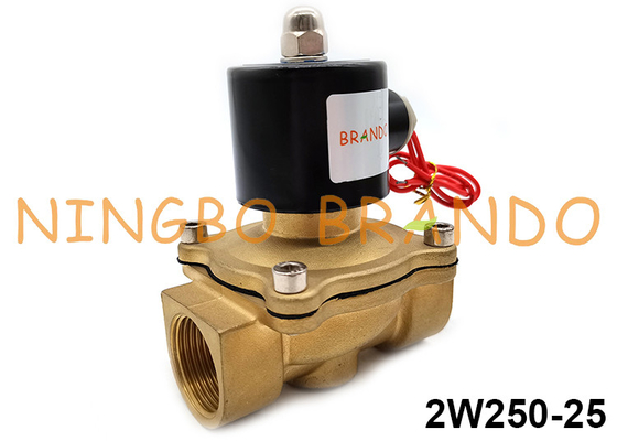 2W250-25水空気軽油2の方法のための真鍮の電気正常な閉鎖した電磁弁