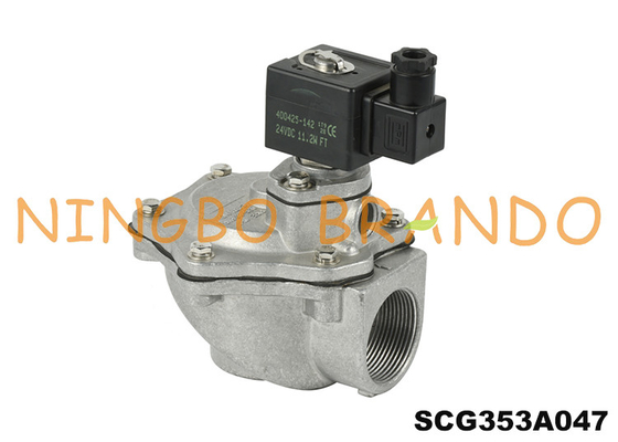 SCG353A047 1-1/2&quot; インテグラル パイロット パルス バルブ 12VDC 24VDC 110VAC 220VAC