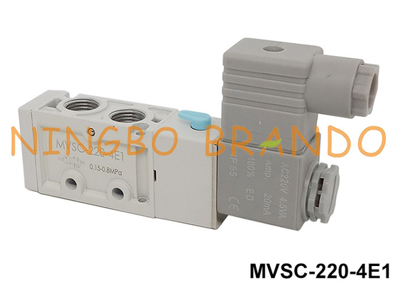 MVSC-220-4E1 5/2 Way パネウマティック電磁弁 12V 24V 110V 220V