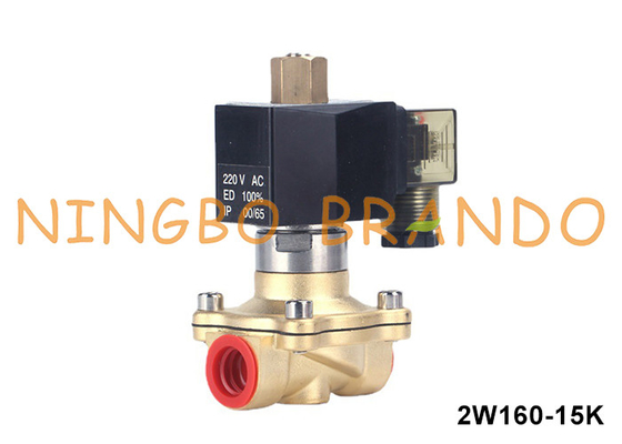 1/2' 通常開いた水のための銅電磁弁 空気ガス液体 24VDC 220VAC
