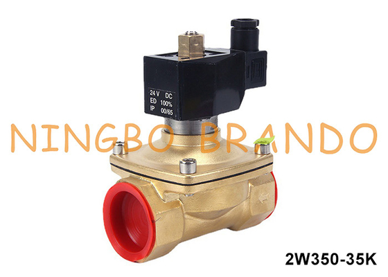 1-1/4' 2方向 通常開いた青銅水電磁弁 220V 110V 24V 12V