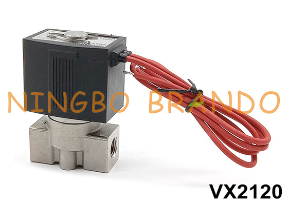 SMC型 VX2120-02 ステンレス鋼ソレノイドバルブ 1/4' 24V 220V