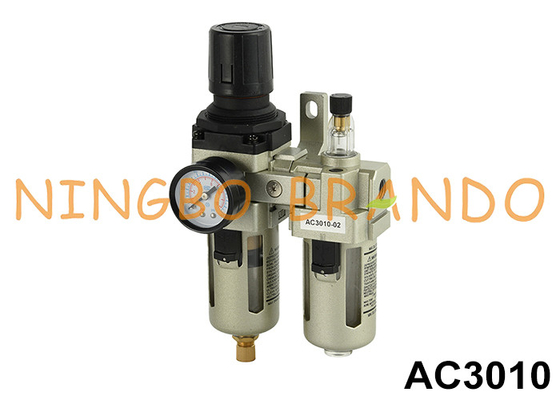 AC3010 1/4' 3/8' 空気フィルター調節器 潤滑器 FR.L 組み合わせ