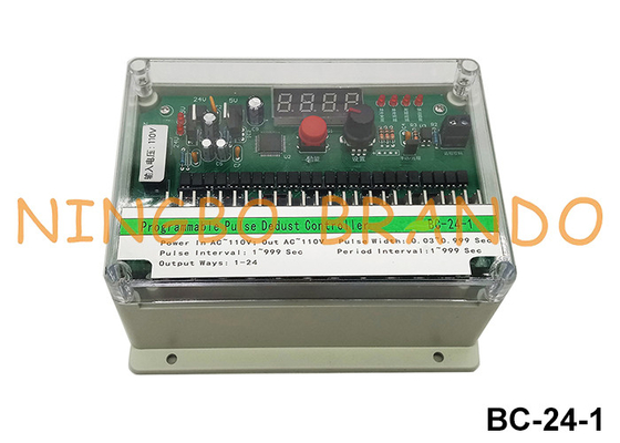 24 行 110VAC 入力と出力 塵収集器のためのパルスバルブコントローラ