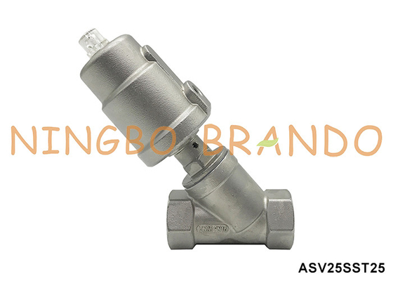 1''スレッド式気圧角度座席バルブ DN25 PN16 単効 通常閉め