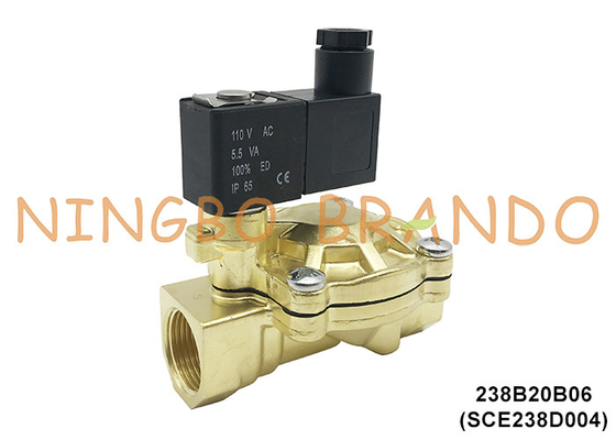 SCE238D004 3/4' ASCO型電動銅電磁弁 水用 24V 110V 220V