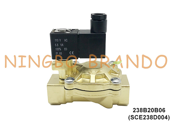 SCE238D004 3/4' ASCO型電動銅電磁弁 水用 24V 110V 220V