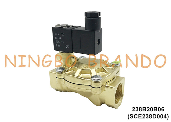 SCE238D004 3/4' ASCO型電動銅電磁弁 水用 24V 110V 220V