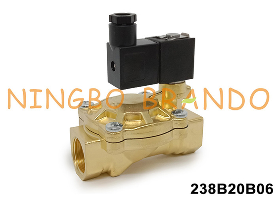 ASCOタイプ238シリーズ 3/4' ブラスボディ付き電磁弁 24V 110V 220V