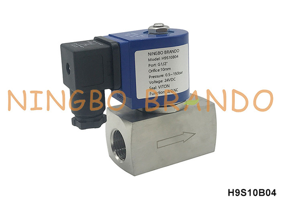 150bar 1/2'' 高圧電磁弁 水気ガス 24V 110V 220V