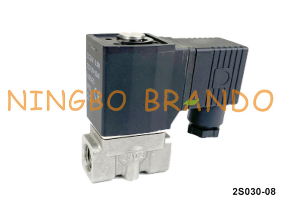 2S030-08 エアタック型ステンレス鋼電磁弁 24V 110V 220V 1/4'