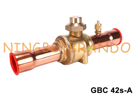 GBC 42s Danfoss タイプ 009G7099 アクセスポート付きシャットオフボールバルブ