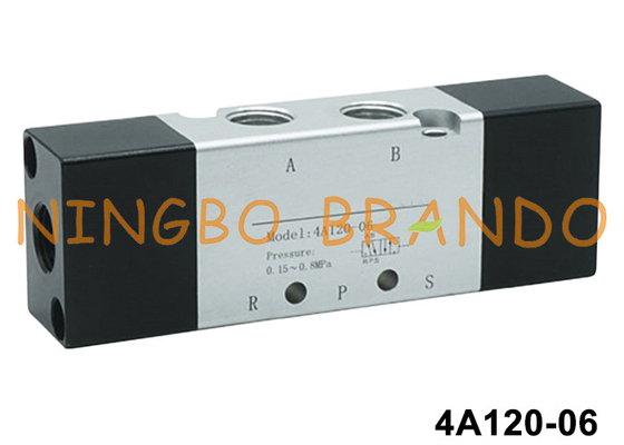 4A120-06 エアタック型 パネウマティック エアパイロットバルブ 5/2 Way ダブルコントロール