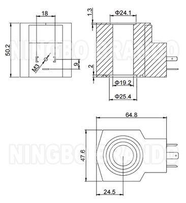 油研 DSG-01 シリーズ用油圧ソレノイドバルブコイル 110V 120V 220V 240V
