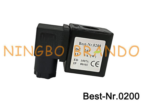 最良0200DIN43650A 電磁弁コイル 24VDC 24V DC24V