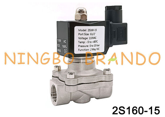 2S160-15 1/2 インチ 2/2 方ステンレス鋼ダイヤフラム バルブ