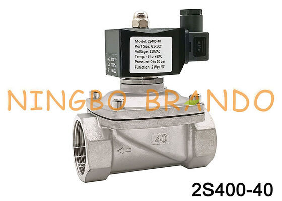 2S シリーズ 2S400-40 流体制御バルブ 1.5 インチ ノーマルクローズ