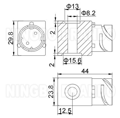 FEM-5KB 24VDC 5W ソレノイドコイル (旧AE1141 KNORR-BREMSE リフトアクスルバルブ用)