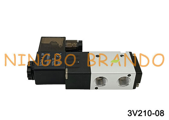 エアタックタイプ 3V210-08-NC 3V210-08-NO 電磁弁 3/2way 3V200シリーズ