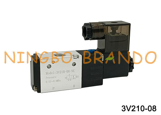 エアタックタイプ 3V210-08-NC 3V210-08-NO 電磁弁 3/2way 3V200シリーズ