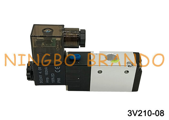 エアタックタイプ 3V210-08-NC 3V210-08-NO 電磁弁 3/2way 3V200シリーズ