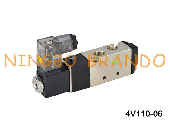 Airtac タイプ 4V110-06 シングルソレノイド空気圧エアバルブ 4V100 シリーズ