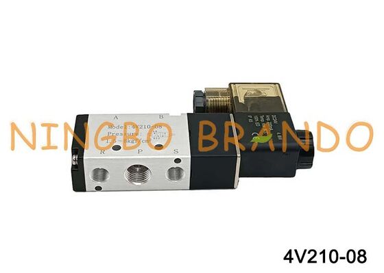 エアタックタイプ 4V210-08 ソレノイドエアバルブ 5/2ウェイ 4V200シリーズ