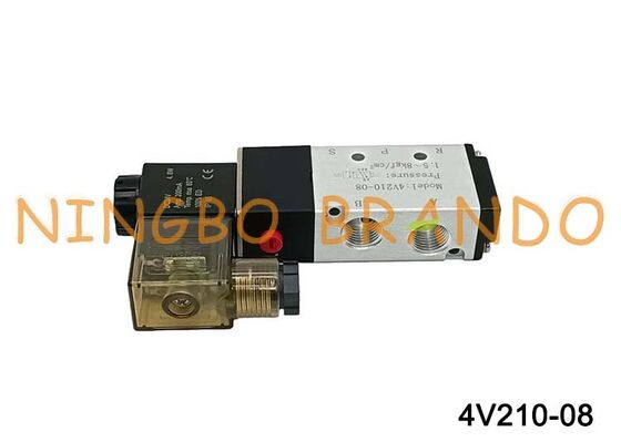 エアタックタイプ 4V210-08 ソレノイドエアバルブ 5/2ウェイ 4V200シリーズ