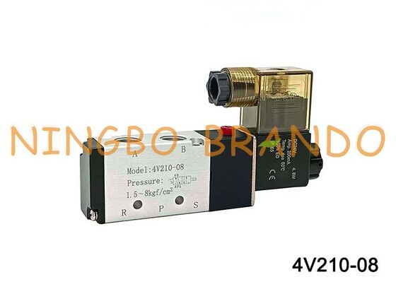 エアタックタイプ 4V210-08 ソレノイドエアバルブ 5/2ウェイ 4V200シリーズ
