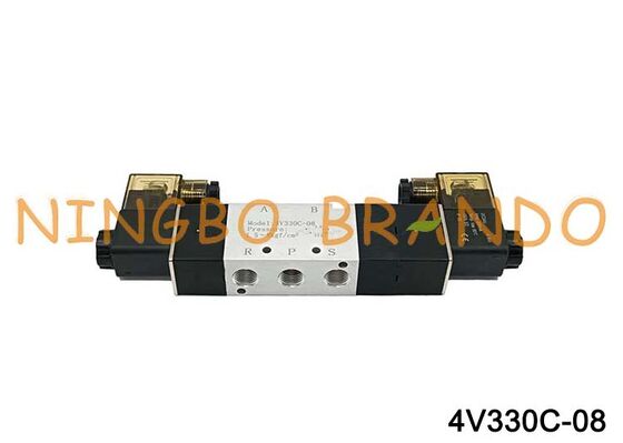 AIRTAC 型電磁弁エアバルブ 4V330C-08 DC 12V 24V AC 110V 220V