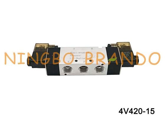 AIRTAC タイプ電磁弁エアバルブ 4V420-15 DC 12V 24V AC 110V 220V