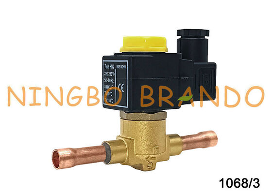 キャステルタイプ電磁弁 3/8'' はんだ 1068/3A7 空調冷凍用電磁弁