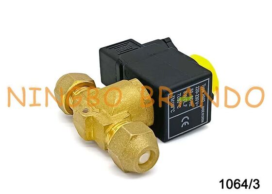 1064/3 カステル型電磁弁 3/8'' フレア 1064/3A7 冷却用