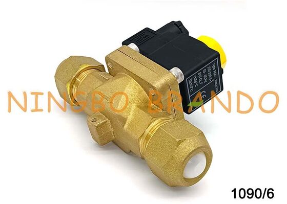 冷凍ソレノイドバルブ Castel タイプ 1090/6 フレア 3/4 インチ SAE