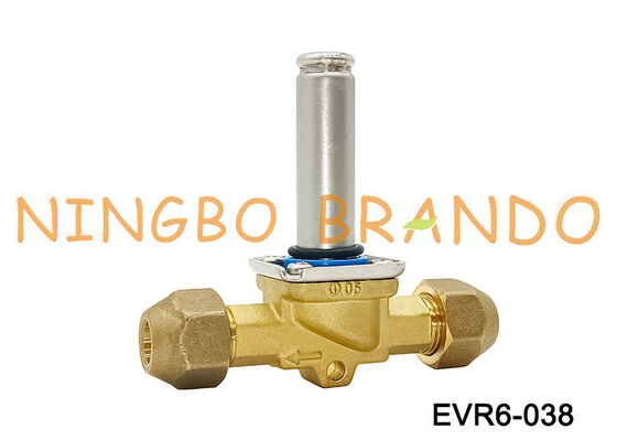 Danfoss タイプ 3/8 インチ ソレノイド バルブ EVR6 3/8 インチ 10 mm フレア 032L8072